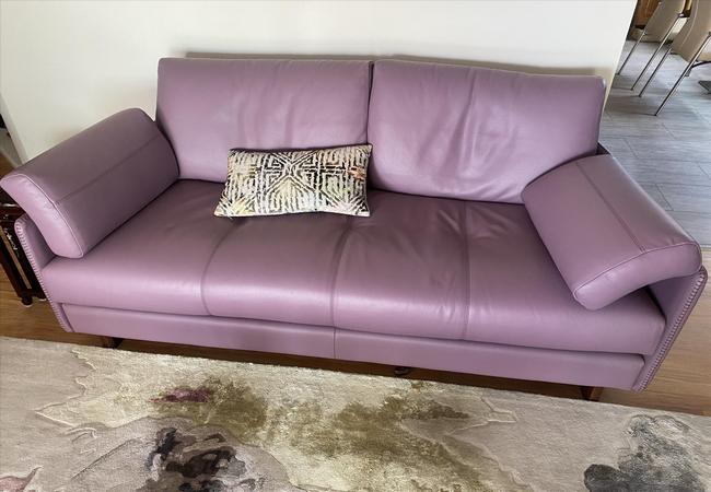 pink couch