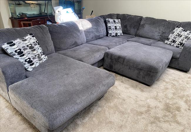 gray sofa